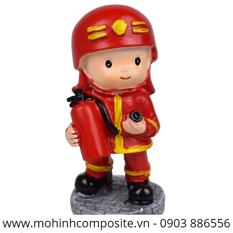 mo hinh nhan vat hoat hinh composite 2 1 3386 - Mô hình đồ chơi  lính cứu hỏa anime H1200mm